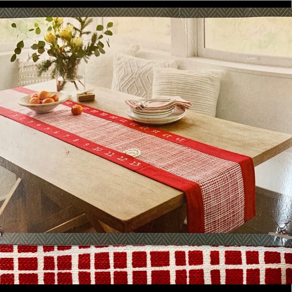 New! Advent Calendar Table Runner